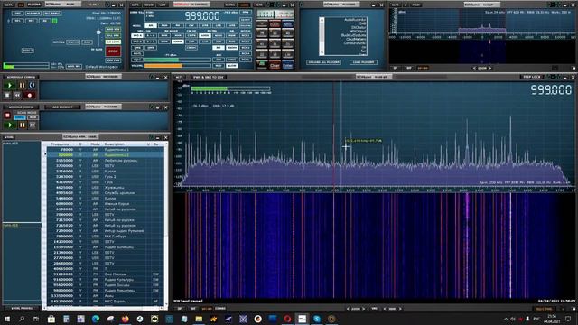 Средние волны  (СВ MW) с антенной MLA-30+ на балконе в Москве и приемник SDRplay RSP1A смотреть онлайн
