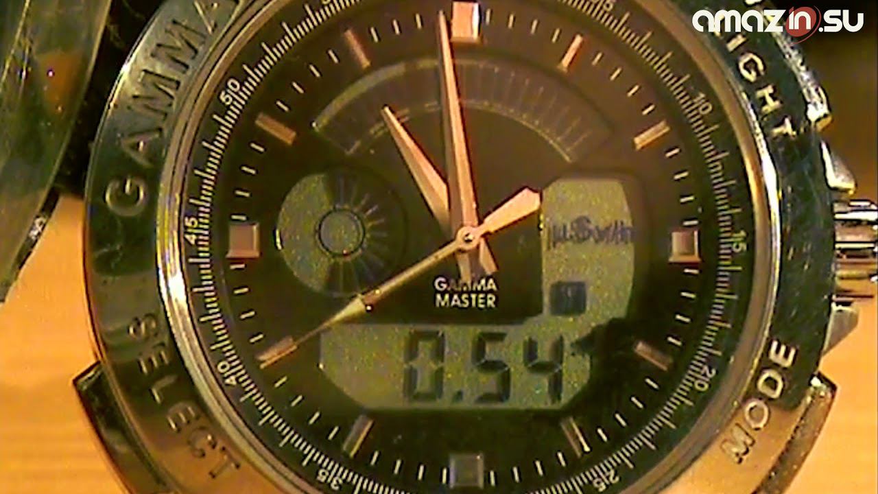 Наручные часы с датчиком измерения радиационного фона Gamma Master 2 смотреть онлайн