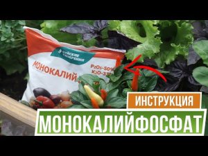 Удобрение Монофосфат калия инструкция применения