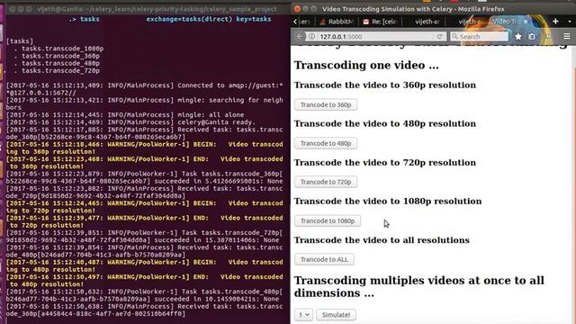 Celery Prioritized Tasking with RabbitMQ смотреть онлайн