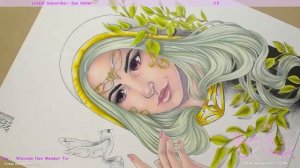 LIVE COLOR ALONG | SPRING WITCH ROZRYSOWANAMAMA WEEK 3