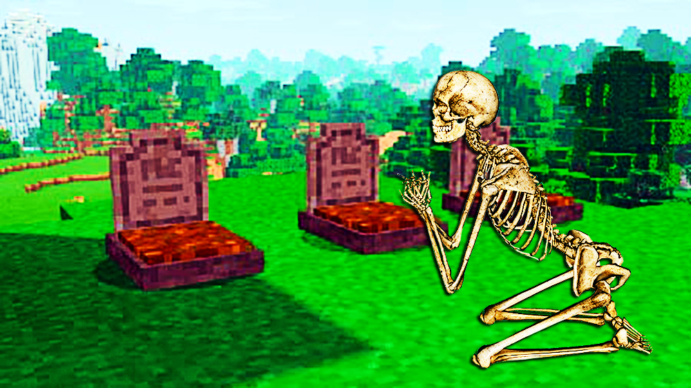 Realistic Skeleton in MineCraft ?? #YoSquad #minecraft #майнкрафт #shorts