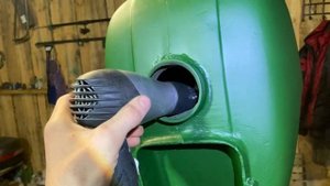 Установка бардачка от бака капля на бак Днепр нового образца