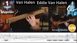 Van Halen - Eruption Eddie Van Halen Guitar Solo (With TAB)