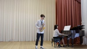 Жоглик Станислав, саксофон. Г.Ф.Гендель "Ария с вариациями"