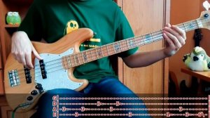 Arctic Monkeys - I Wanna Be Yours (Bass Cover with TABS!)