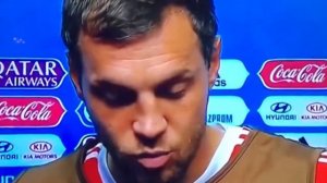 РОССИЯ-ХОРВАТИЯ ДЗЮБА ПЛАЧЕТ ПОСЛЕ МАТЧА