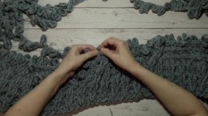 Накидка - кокон из пряжи Ализе Пуффи. Часть 2. Как вязать.