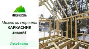 О строительстве каркасных домов зимой