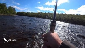 ЛОСОСЕВАЯ РЫБАЛКА на СЕВЕРЕ. КОЛЬСКИЙ ПОЛУОСТРОВ. РЕКА УРА!!!)) ЧАСТЬ 2.