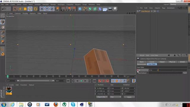 First Person Minecraft Camera For Cinema 4D смотреть онлайн