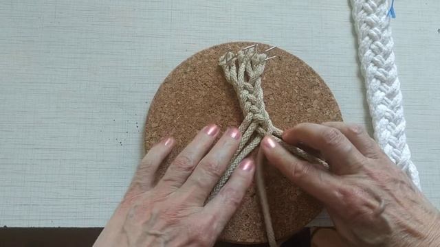МК. ПЛЕТЕНИЕ Косички из шести нитей. Макраме курс по плетению сумки "бохо" #плетение  #макраме