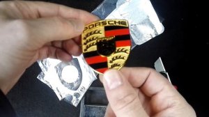 Распаковка и обзор эмблемы бампера для Porsche Cayenne [Порше Кайен] Перечень для 955, 957 и 958