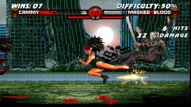 Mortal Kombat Blood Storm Vs Krossed Realms Cammy Playthrough