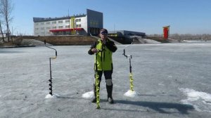 Новинка!!! Тестирование ледобура Iceberg-Siberia 110