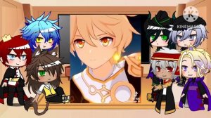 Twisted Wonderland react to Yuu as Aether from genshin