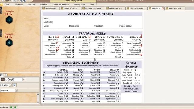 Chronicles of the Outlands, fantasy rpg, demo character generation смотреть онлайн