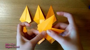 Супер легкая оригами рождественская звезда Easy Christmas star