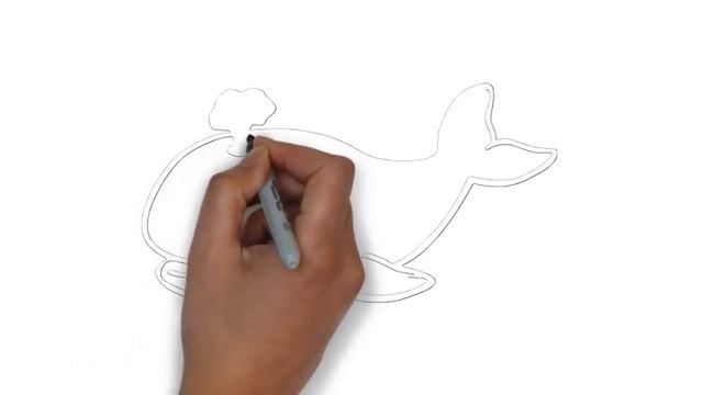 как нарисовать кита,how to draw a whale,cómo dibujar una ballena,comment dessiner une baleine смотреть онлайн