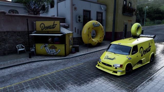 Киоск с мерчем Donut Media в Гуанахуато находится тут в Forza Horizon 5
