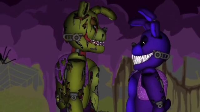 Анимация фнаф Рисуем мультфильмы 2 спрингтрап смотреть онлайн