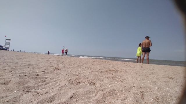 Летим на парашюте вдвоём над Азовским морем за 5000 рублей в станице Голубицкая