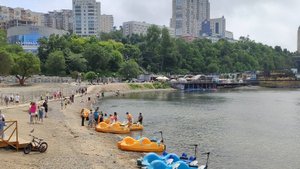 День молодёжи, Пограничная, море, мор. вокзал. Владивосток