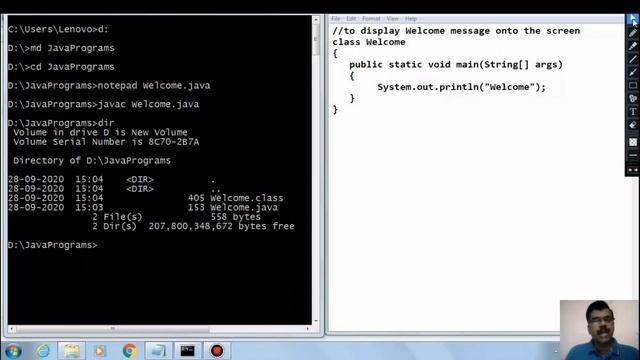 Java Full Stack | Full Stack Java | Developing a Java Application at command prompt #9
