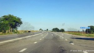Крым Едем отдыхать на пляж в Николаевку по дороге Симферополь-Николаевка от Трассы Таврида июль 202