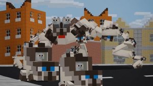 Welcome to Kitty City but in Minecraft