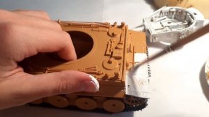 Сборка модели танка тигр 1 в масштабе 1/35 от фирмы звезда.