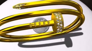 Картье браслет "Гвоздь" два оборота // Cartier Juste un Clou bracelet double wrap