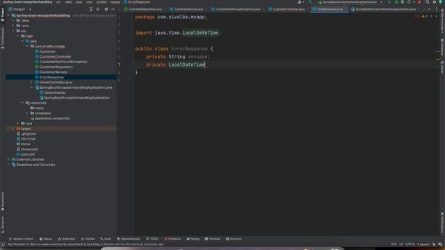 Spring Boot Tips : Part 6 - Exception Handling in SpringBoot Applications