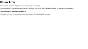 Internal Server Error (How to fix)