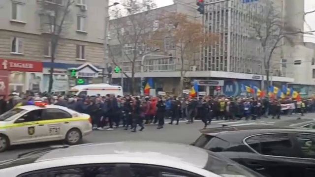 Очередные акции протеста прошли в Кишиневе