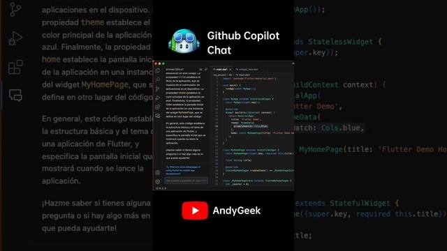 Github Copilot Chat | El CHATGPT para PROGRAMADORES (Short)