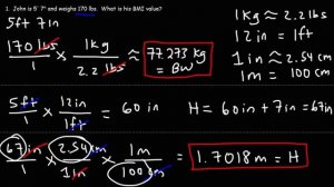 How To Calculate BMI - Body Mass Index