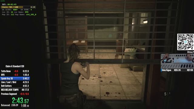 Speedruns de Resident Evil 2 Remake (Claire A Padrão) PC 120 FPS смотреть онлайн