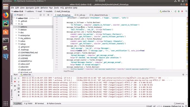 Inheritance - Traditional Prototype Inheritance in Odoo 13