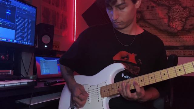 Bad Bunny - Yo Visto Asi (Guitar Solo Cover) смотреть онлайн