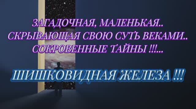 Сокровенные Тайны шишковидной железы..