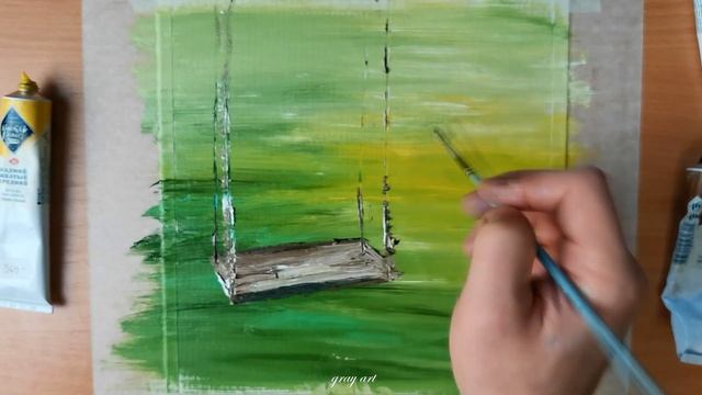 Цветы в саду / Живопись / Масляные краски смотреть онлайн