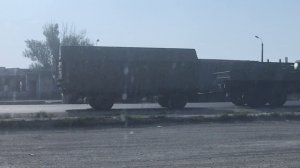 Переброска военной техники в сторону Донбасса из Херсона. 11.09.2017