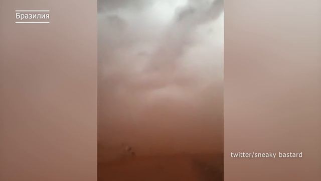 Будто конец света. В Бразилии посреди дня пропало солнце: на город обрушилась песчаная буря «хабуб» смотреть онлайн