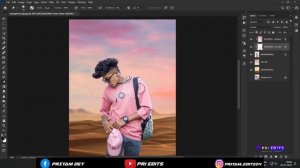 Photoshop CC 2022 : Proper Background Change Photo Manipulation || Photoshop Editing || Pri Edits