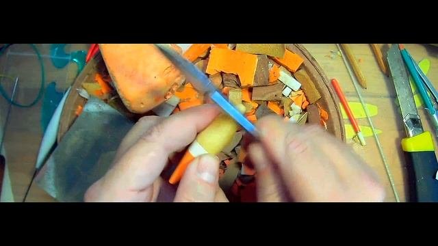 ??DIY поплавок из бумаги и пенопласта ??