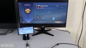 How to Connect ROG Phone 2 Screen to VGA Monitor | USB Type C to HDMI to VGA