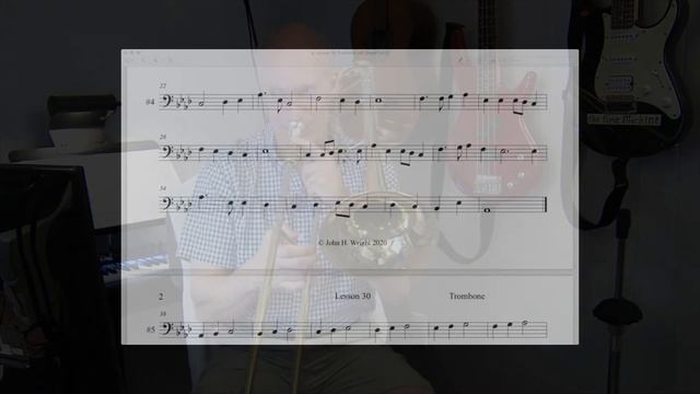 Trombone Lesson 30 - Learning the key of Ab смотреть онлайн