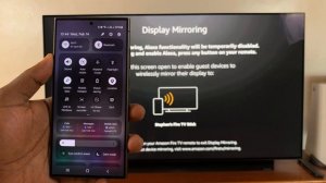 How To Wirelessly Screen Mirror Samsung Galaxy S24 / S24 Ultra To Amazon Fire TV