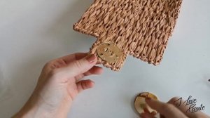 Сумка на канве из рафии часть 3